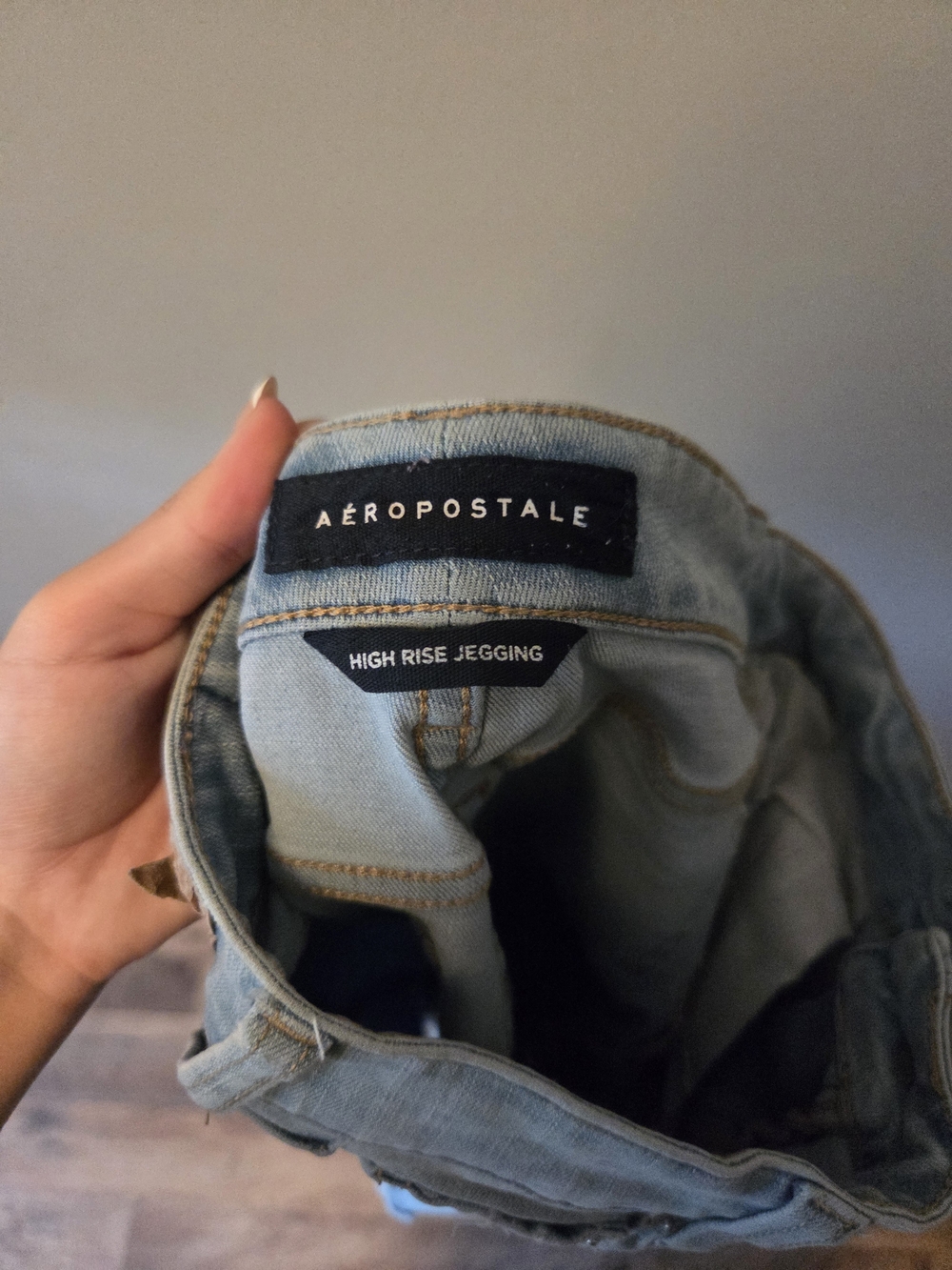 Aeropostale Light Blue High Rise Jeggings